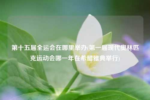 第十五届全运会在哪里举办(第一届现代奥林匹克运动会哪一年在希腊雅典举行)