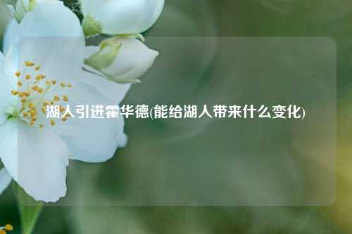 湖人引进霍华德(能给湖人带来什么变化)