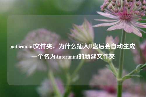 autorun.inf文件夹，为什么插入U盘后会自动生成一个名为Autoruninf的新建文件夹