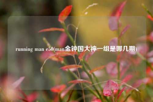 running man e50(man金钟国大神一组是哪几期)