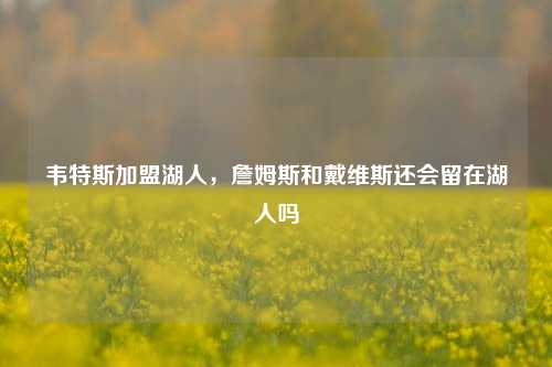 韦特斯加盟湖人，詹姆斯和戴维斯还会留在湖人吗