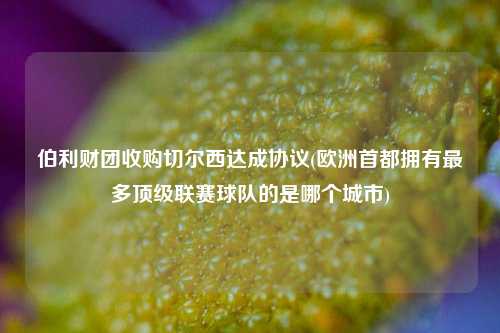 伯利财团收购切尔西达成协议(欧洲首都拥有最多顶级联赛球队的是哪个城市)